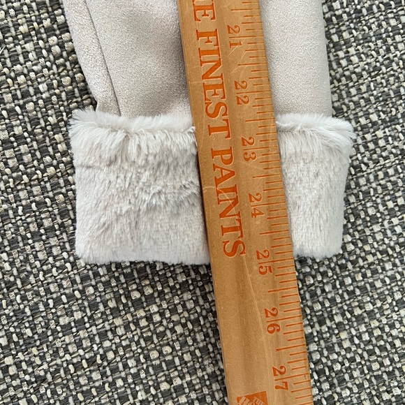 Womens Harley-Davidson jacket beige taupe, faux suede, sherpa lining. size small - Picture 10 of 11